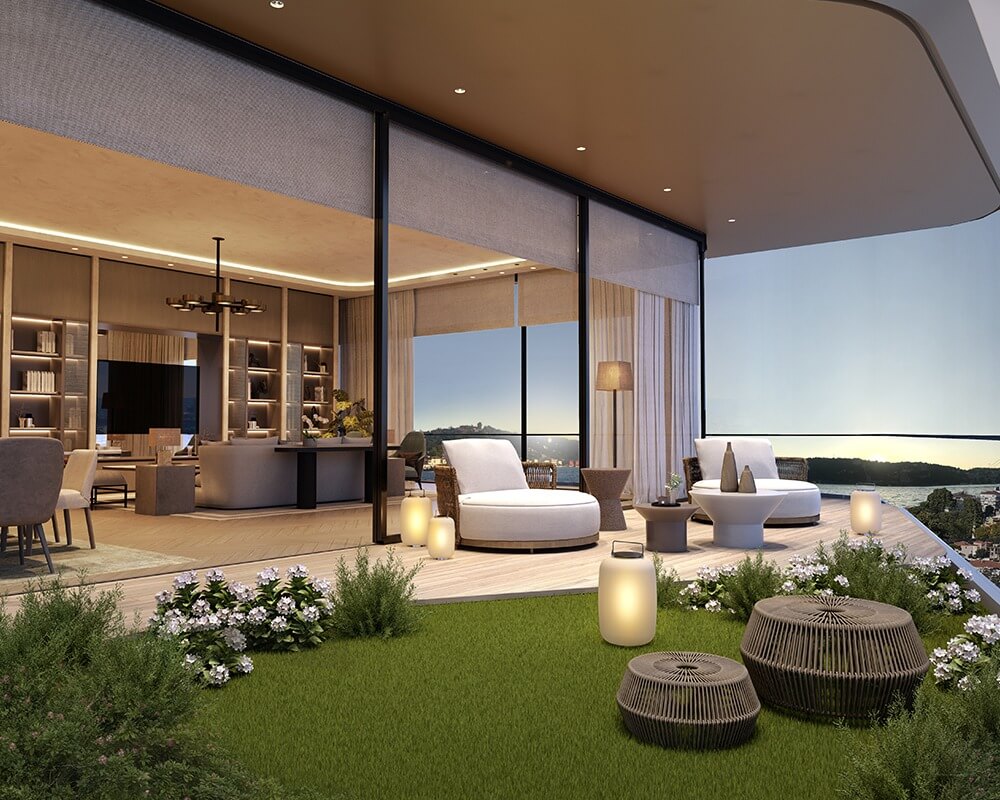 Mandarin Oriental Residences Etiler iç mekân